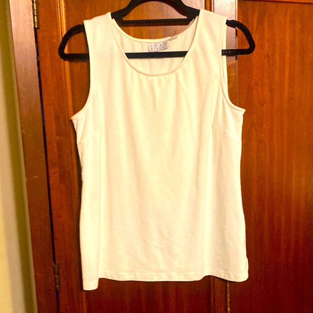 Joan Rivers Wardrobe Builder Scoop Neck Cotton Tank